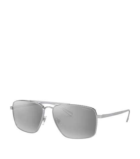 versace greca pilot sunglasses|versace square sunglasses.